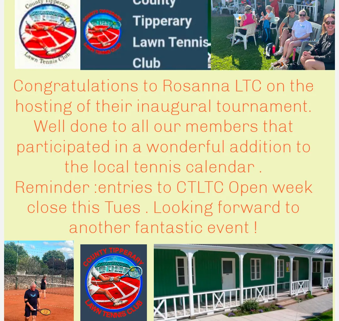Our neighbours hosted a tournament on their magnificent newly laid courts.